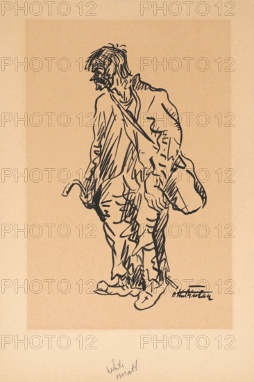 Figure of a man (Wanderer), 1935-1940.