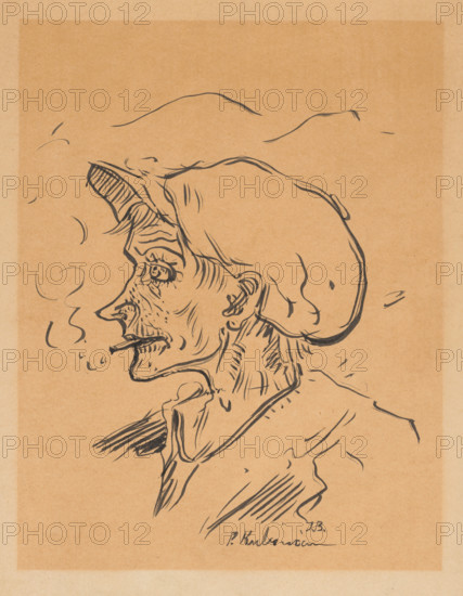 Study of a Head for At the Table, c1940.