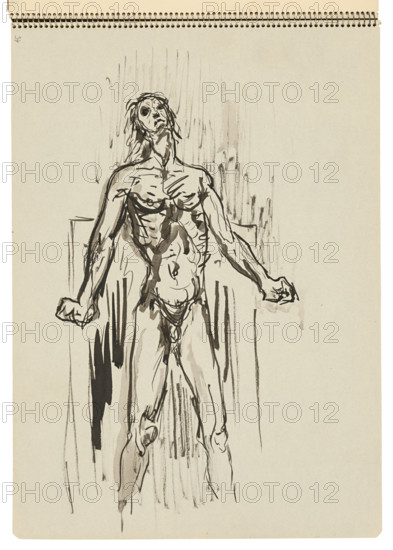 Sketchbook 22 Male Figure, 1st half 20th century.
