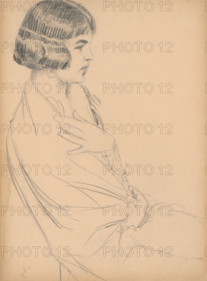Seated Young Lady, around 1925.