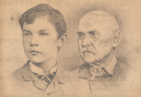 Double-portrait, around 1925.