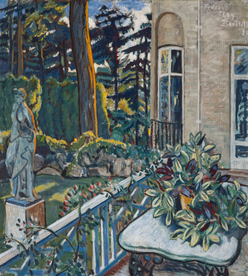 Terrace Garden, 1931. Creator: Frederic C. Bartlett.