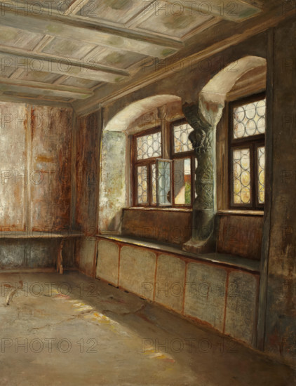 Rothenburg Interior, 1883. Creator: Lewis Cass Lutz.