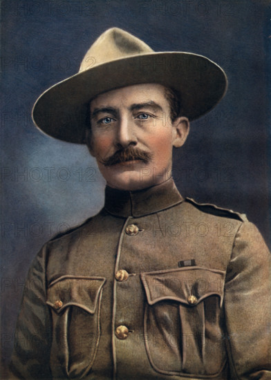 Portrait of Colonel Robert SS Baden-Powell, 1900. Creator: Elliott & Fry.