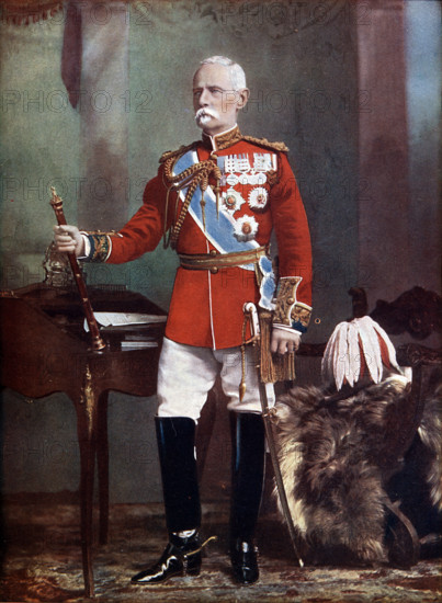Portrait of Field-Marshal Lord Roberts, VC, KP, GCB, GCSI, GCIE, 1900. Creator: Lafayette.