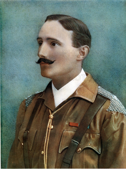 The late Captain the Hon RH De Montmorency, VC, 1900. Creator: Gabriel Lekegian.