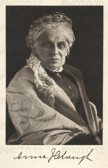 Portrait of the educator and feminist Anne Jemima Clough, c1890. Creator: Unknown.