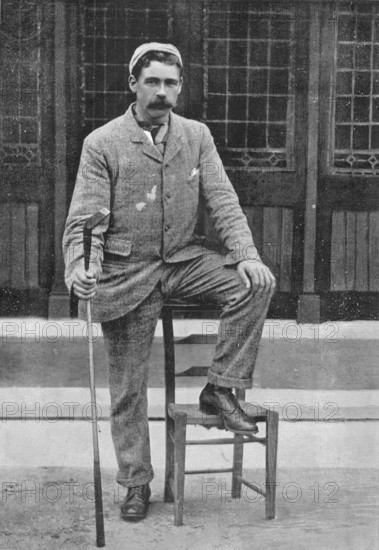 Portrait of the golfer Douglas Rolland, 1896. Creator: H Cotty Philpot.