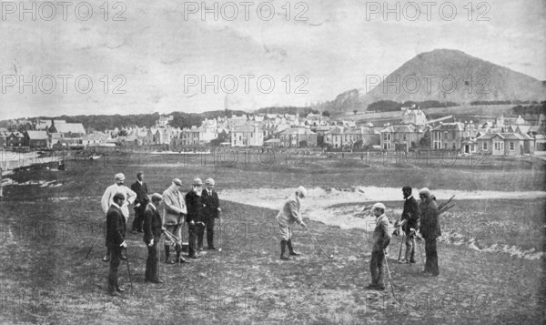 The North Berwick Links, 1896. Creator: Valentine & Sons.
