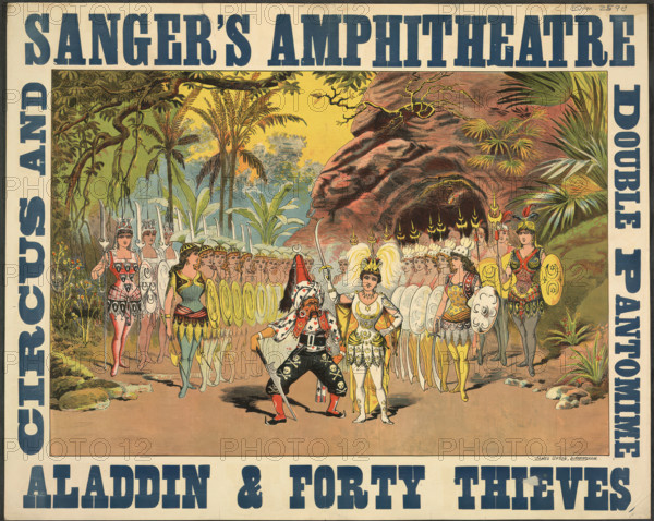Sangers amphitheatre, 1886. Creator: Unknown.