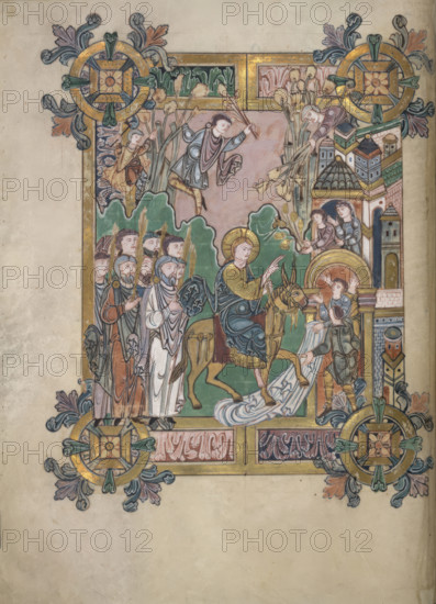 The Entry into Jerusalem, 971-984. Creator: Unknown.