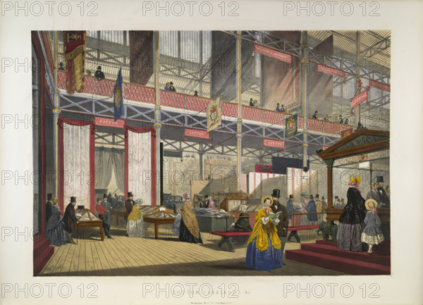 Cotton, carriages, 1854. Creator: Joseph Nash.