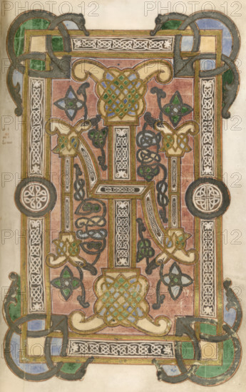 Beginning of the Gospel of St John, with initials I and N..., 2nd half of 9th century. Creator: Unknown.