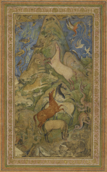 An assembly of animals and birds, c1610. Creator: Anon.