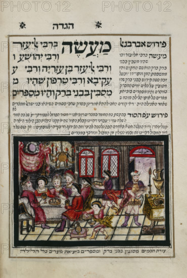 The Rabbis of Bene Brak, 1740. Creator: Unknown.