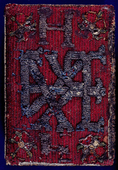 Embroidered back cover of prayer book, 1545. Creator: Unknown.