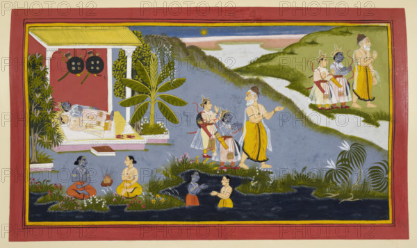 Crossing the Ganges, 1712. Creator: Unknown.