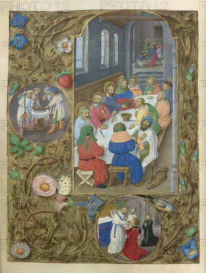 The Last Supper, c1495. Creator: Master of the Dresden Prayer Book.