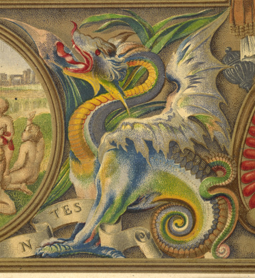 A dragon, 1844-1849. Creator: Owen Jones.