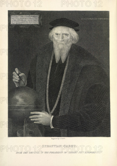 Sebastian Cabot in old age, c1474, (1869). Creator: Samuel Rawle.