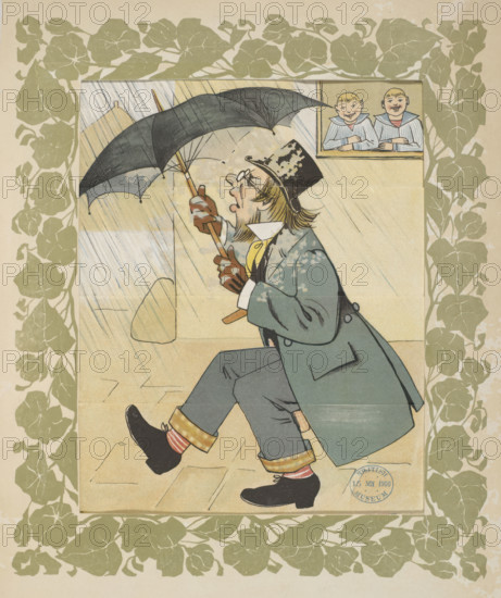 Practical joke, 1900. Creator: Lothar Meggendorfer.