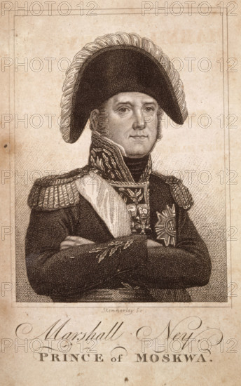 Marshall Ney, Prince of Moskwa, c1800, (1816). Creator: J. Kennerly.