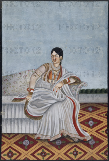 Indian dancing girl, c1780-1790. Creator: Unknown.