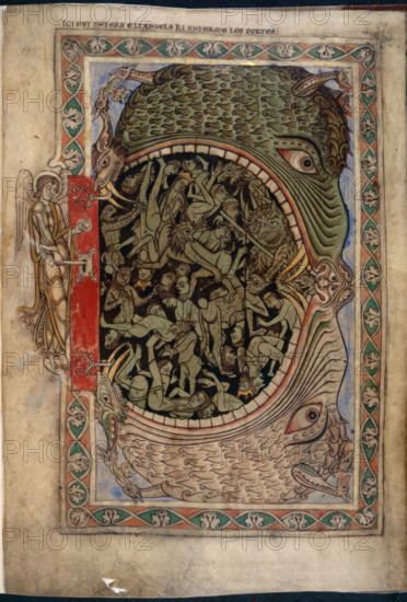 The Harrowing of Hell, 1121-1161. Creator: Unknown.