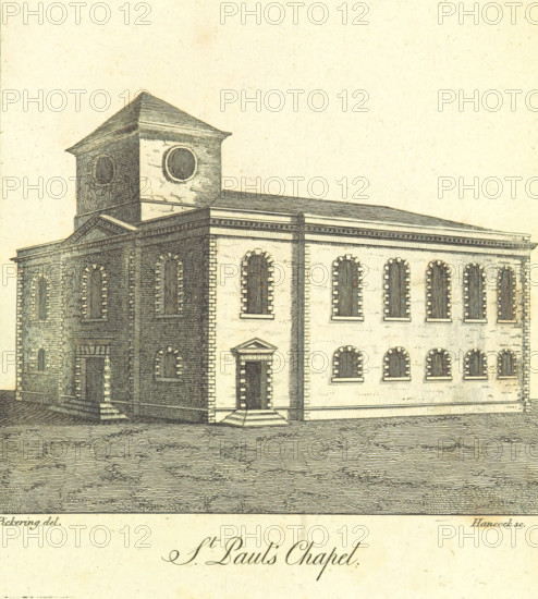 St. Paul's Chapel, 1809. Creator: Hancock.