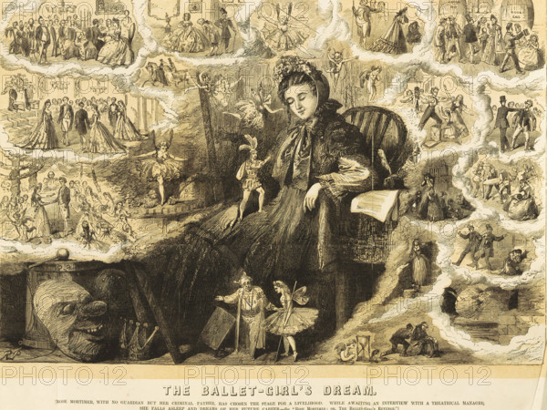 The Ballet-Girl's Dream, 1875. Creator: Unknown.
