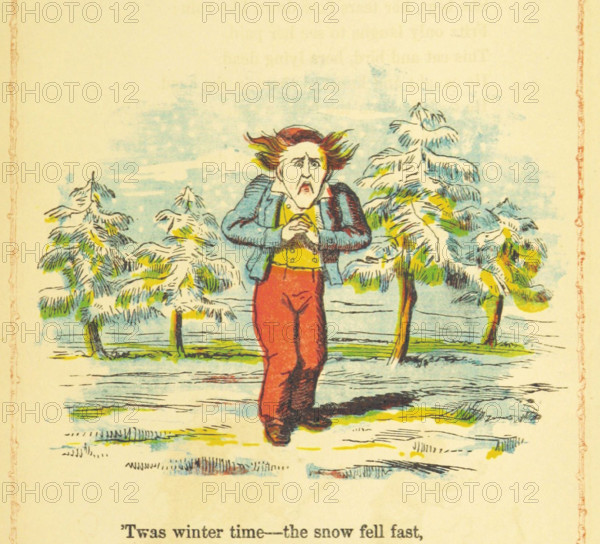 'Twas winter time - the snow fell fast, 1854.  Creator: Unknown.