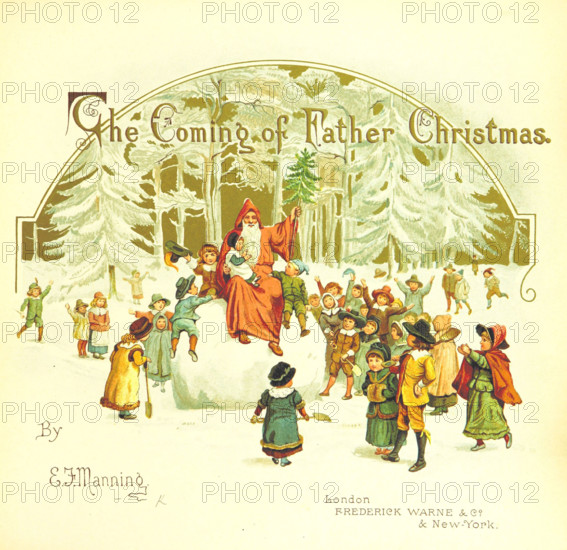 The Coming of Father Christmas, 1894. Creator: Eliza F. Manning.