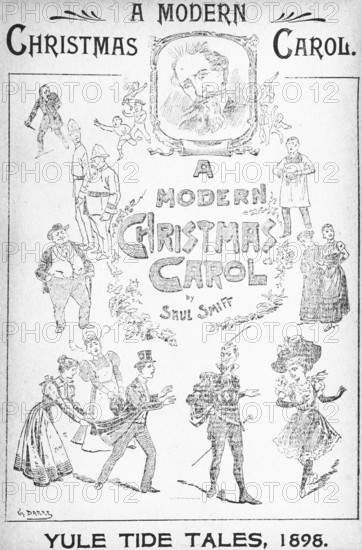 A Modern Christmas Carol, 1898. Creators: Tristram Coutts, G. Darre.