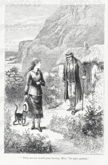 '"They are not worth your having, Miss", he says, quietly', 1879. Creator: Pearson.