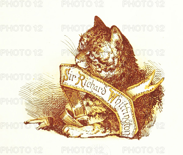 Dick Whittington's cat, 1880. Creator: Unknown.