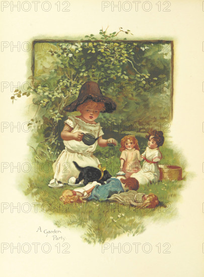A Garden Party, 1889. Creator: Unknown.