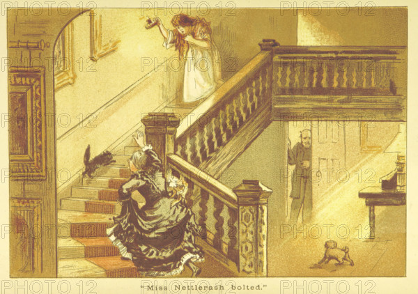 Miss Nettlerash bolted, 1884. Creator: Georgina Bowers.