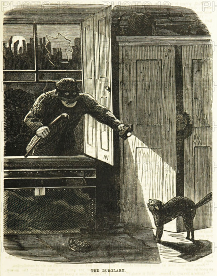 The Burglary, 1866.  Creator: Unknown.