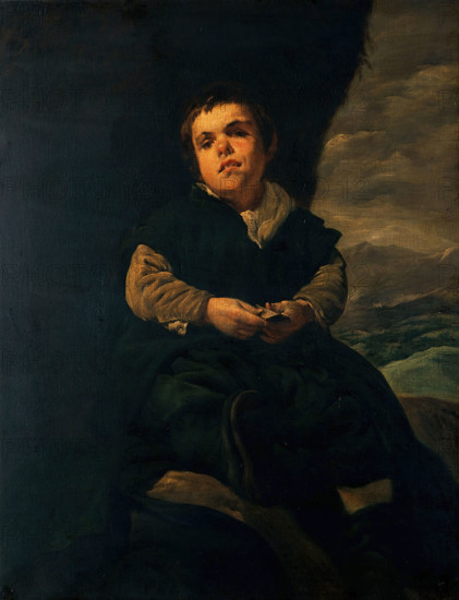 The dwarf Francisco Lezcano, "El Niño de Vallecas". Creator: Miguel Pineda Monton.