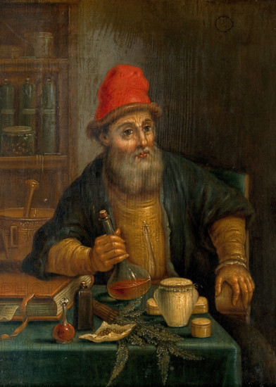 An apothecary. Creator: Unknown.