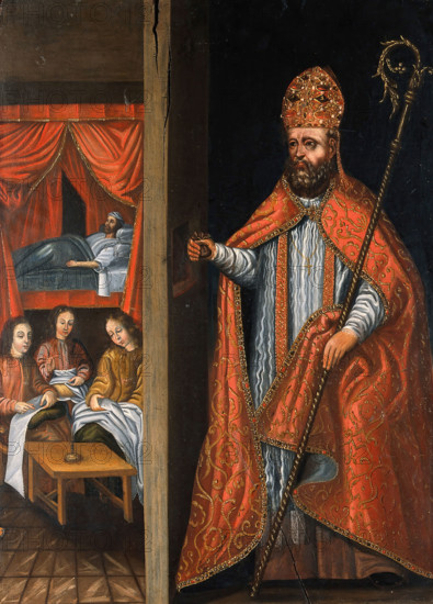 The charity of Saint Nicholas, c18th century. Creator: Unknown.