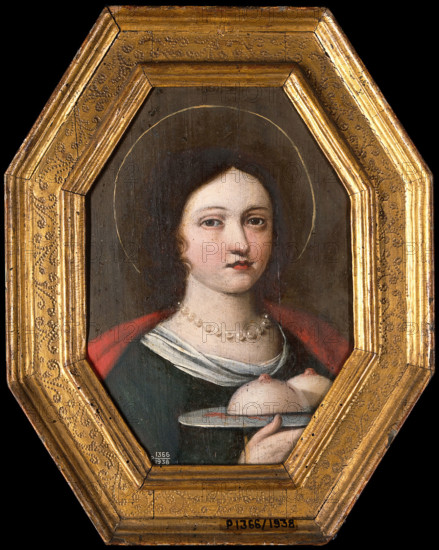 Saint Agatha, 18th (?) century.. Creator: Unknown.
