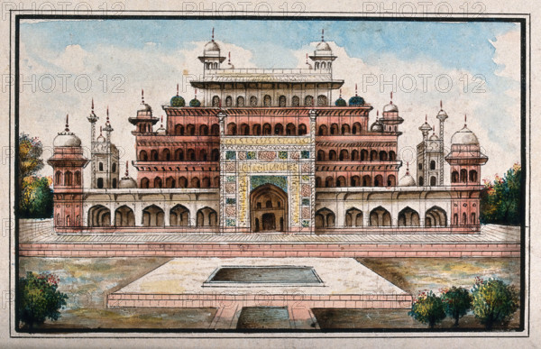 Sikandra, near Agra, Uttar Pradesh: mausoleum of the Emperor Akbar, (between 1800 and 1899?). Creator: Unknown.