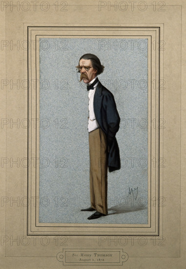 Sir Henry Thompson, 1874. Creator: Carlo Pellegrini.