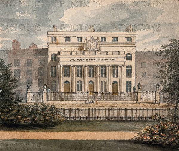 The Royal College of Surgeons, Lincoln's Inn Fields, London. Creator: Unknown.