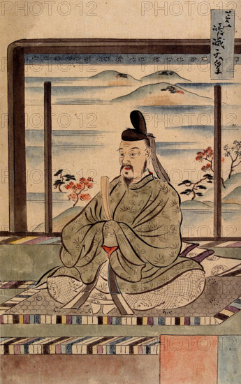 A Japanese man seated, between 1800 and 1899. Creator: Unknown.