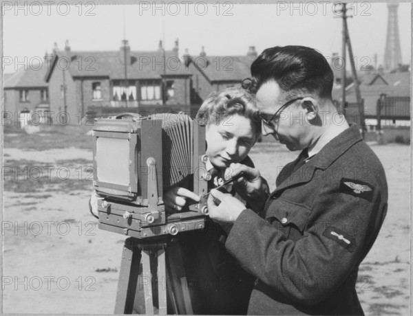 Royal Air Force No. 2 School of Photography, Palatine Road, Blackpool, 1942-1943. Creator: Barnet Saidman.