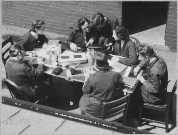 Royal Air Force No. 2 School of Photography, Palatine Road, Blackpool, 1942-1943. Creator: Barnet Saidman.