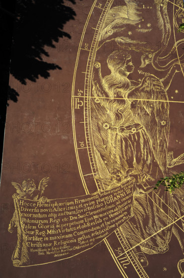 Map of the Northern Sky according to Johannes Hevelius, Gdansk, Poland, 2015. Creator: Unknown.