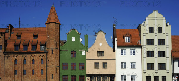 Facades, Motlava River Embankment (Dlugie Pobrzeze), Gdansk, Poland, 2015. Creator: Unknown.